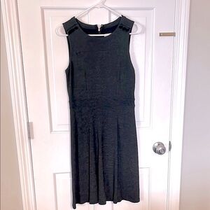 Loft Charcoal Sleeveless Dress - size 4